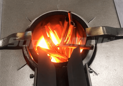 Small Induction Furnace working onsite